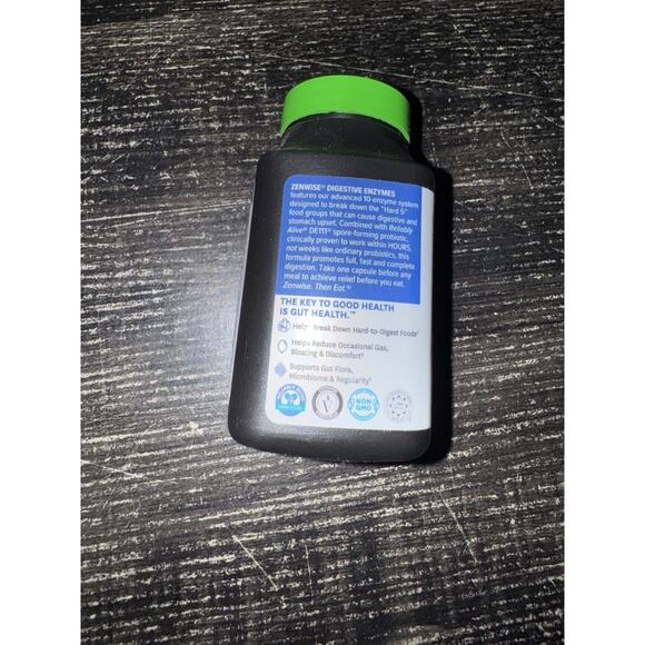 Zenwise Digestive Enzymes Probiotics & Bromelain for Gut Health 60 CT 09/2027 - Picture 2 of 6